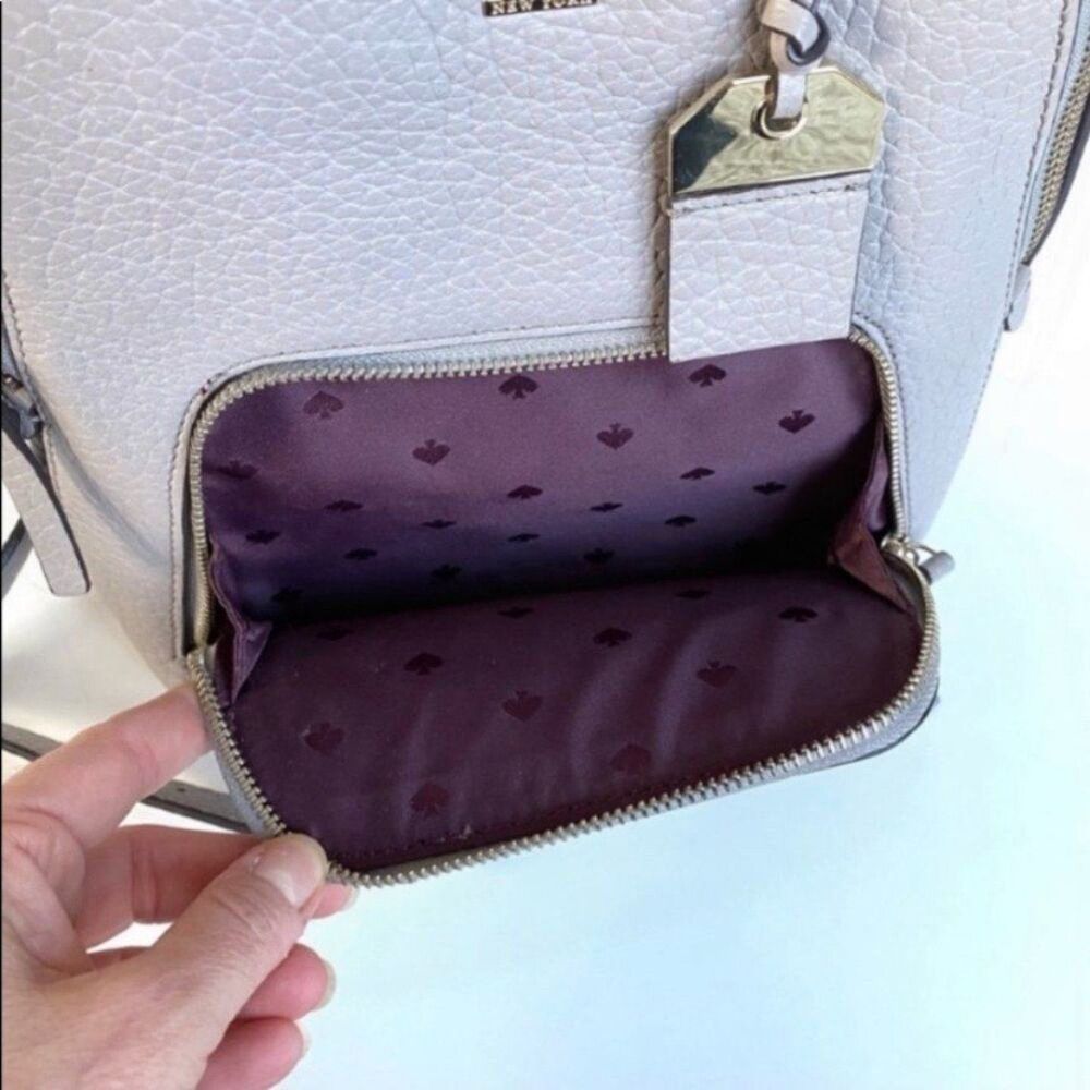 Kate Spade Caden Carter Backpack Neutral - Picture 11 of 12